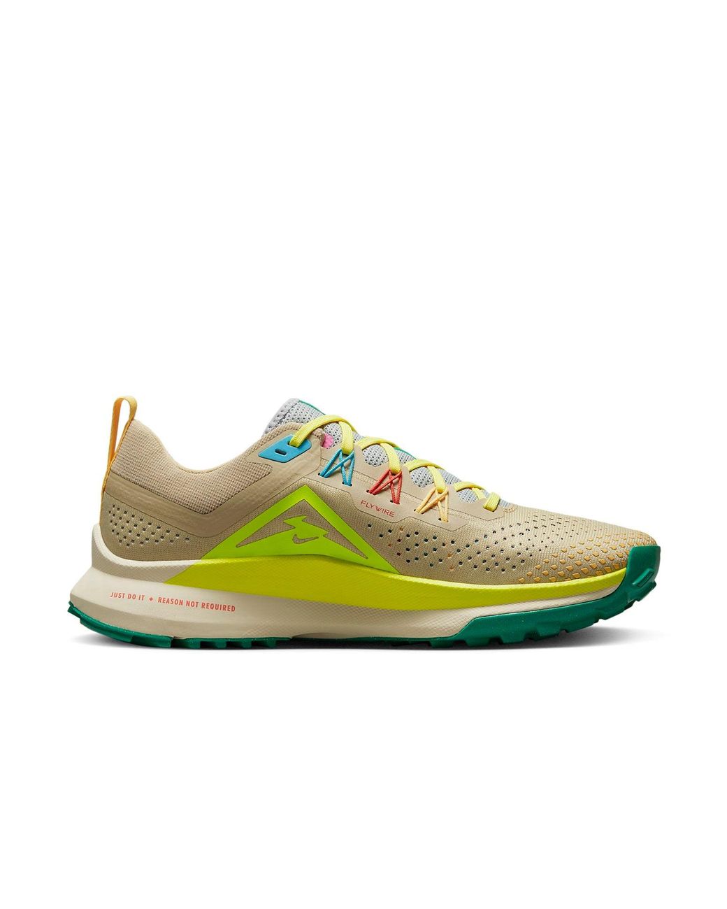 Nike Yellow React Pegasus Trail 4 'Team Volt' for men