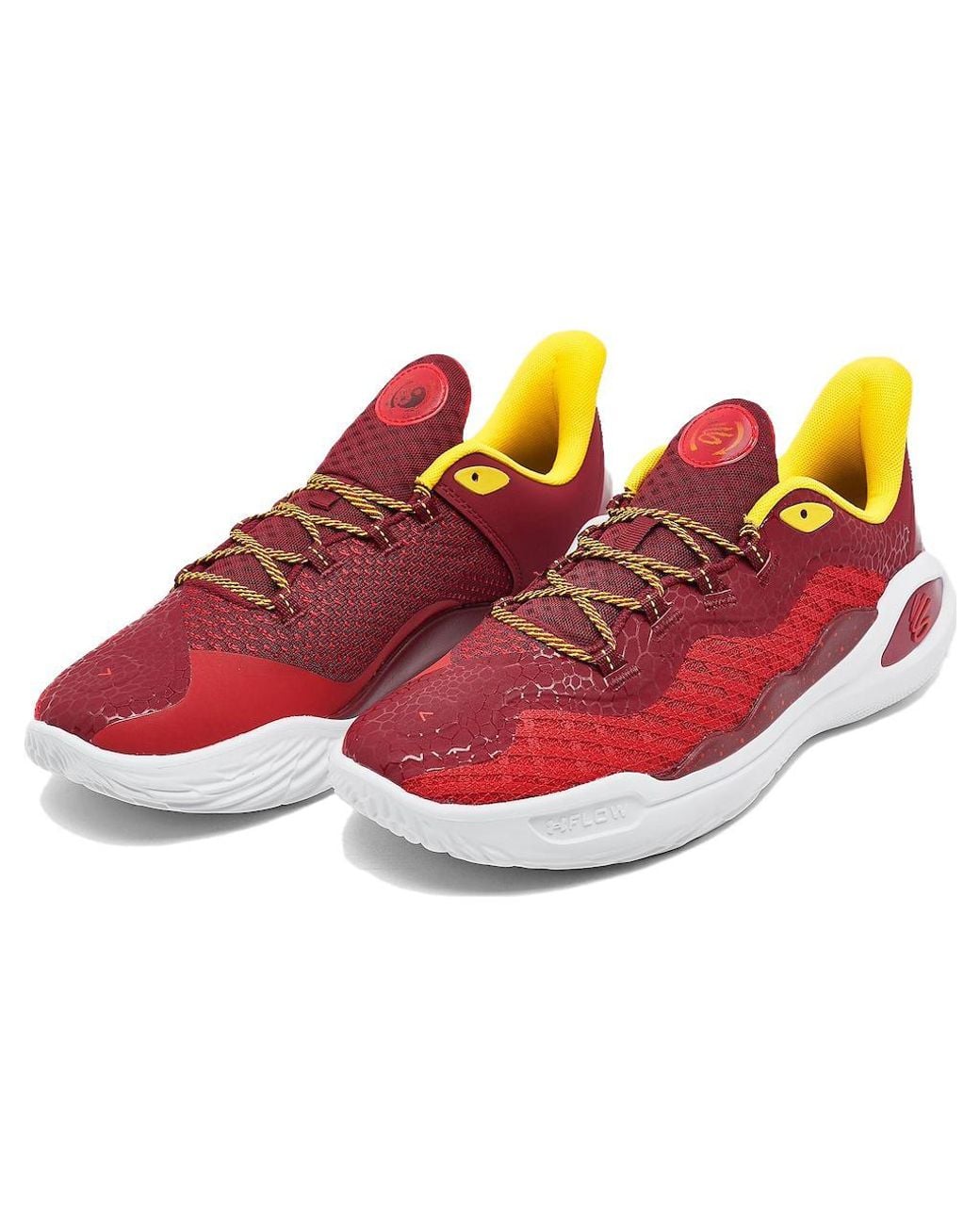Under Armour Red Bruce Lee X Curry 11 'Fire' for men