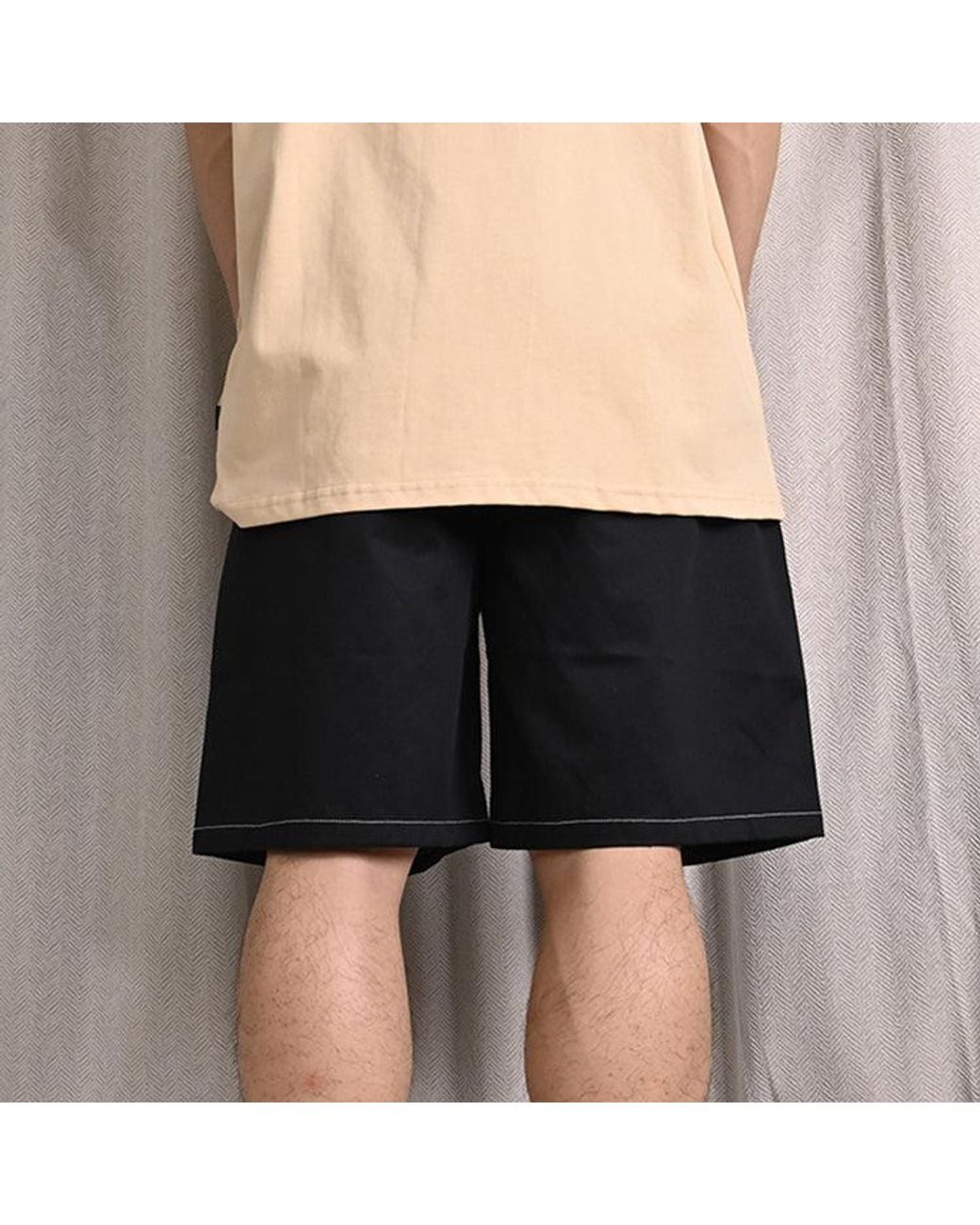 Converse Black 5-Pocket Baggy Shorts for men