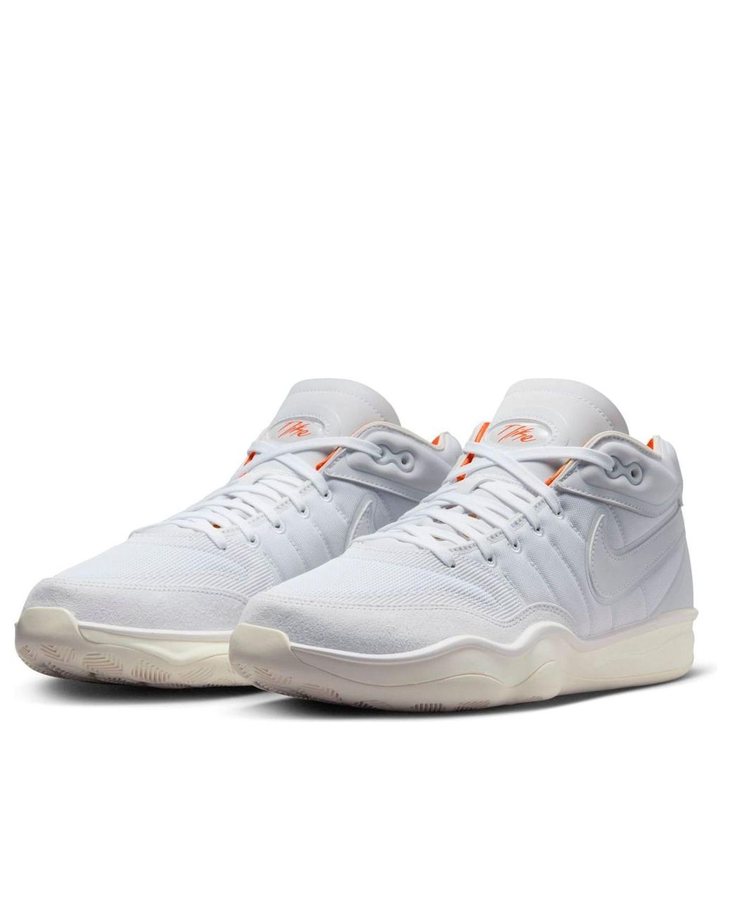 Nike White G.T. Hustle 2 Basketball Shoes for men