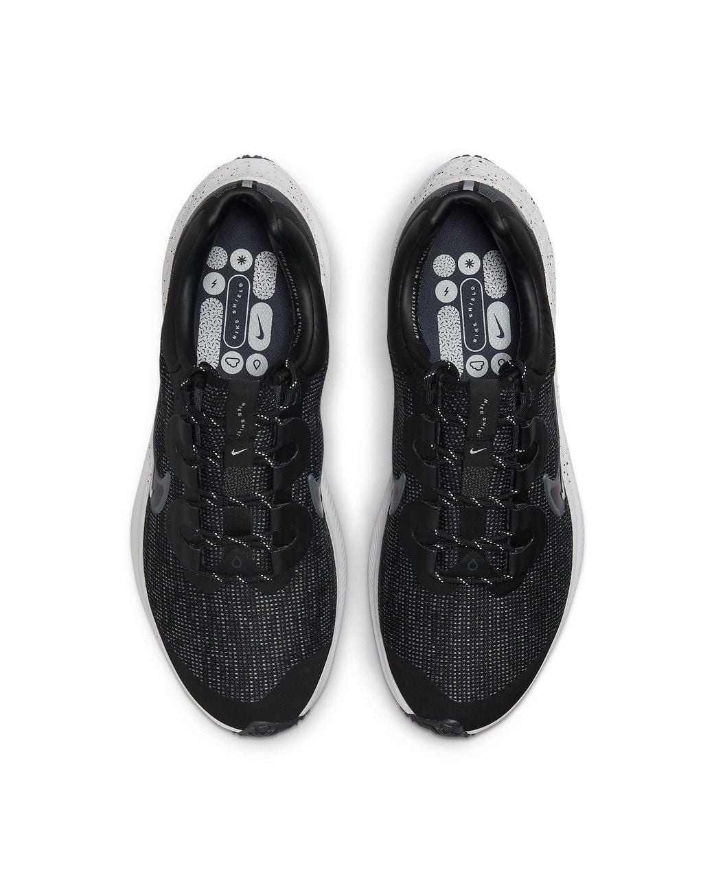 Nike Black Air Zoom Winflo 8 Shield Iron' for men