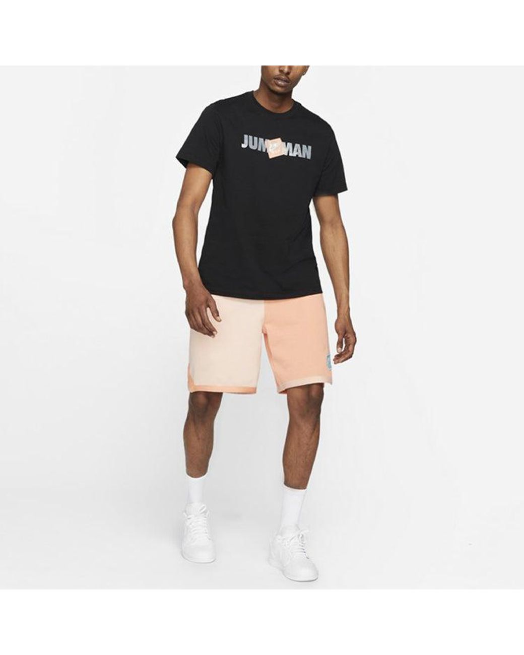 Nike Black As J Jmc Ss Hbr Ctn Crew for men