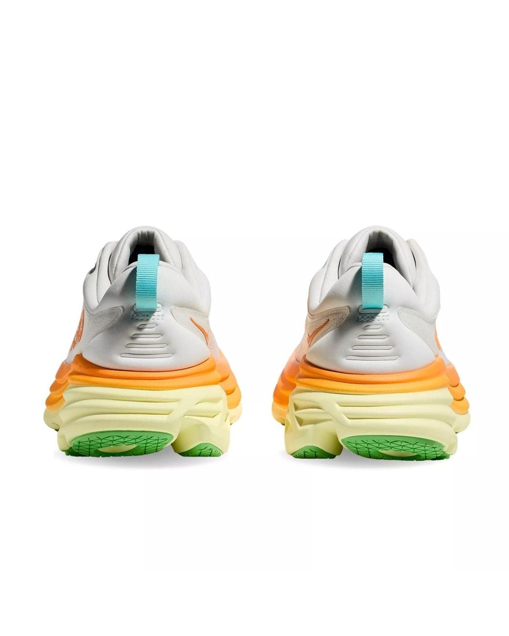 Hoka One One White Bondi 8 'Blanc De Blanc Solar' for men