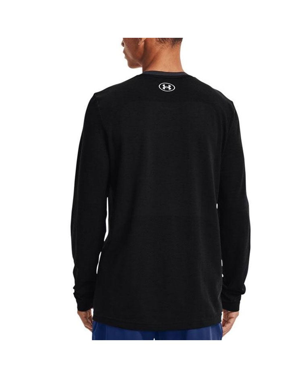 Under Armour Black Seamless Long Sleeve T-Shirt for men