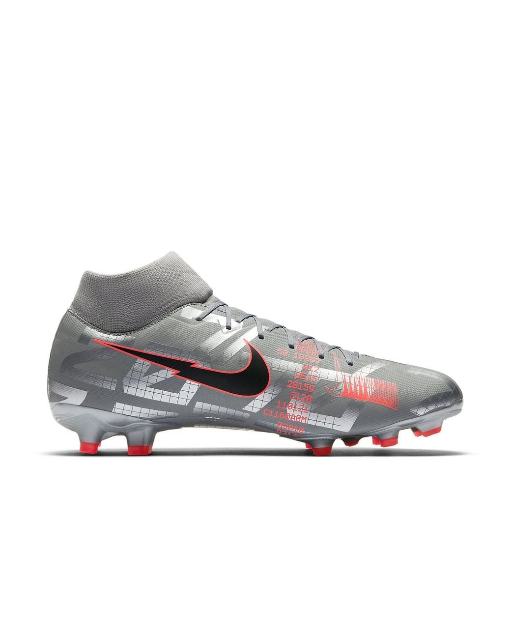 Nike Red Mercurial Superfly 7 Academy Mg 'Metallic Crimson' for men