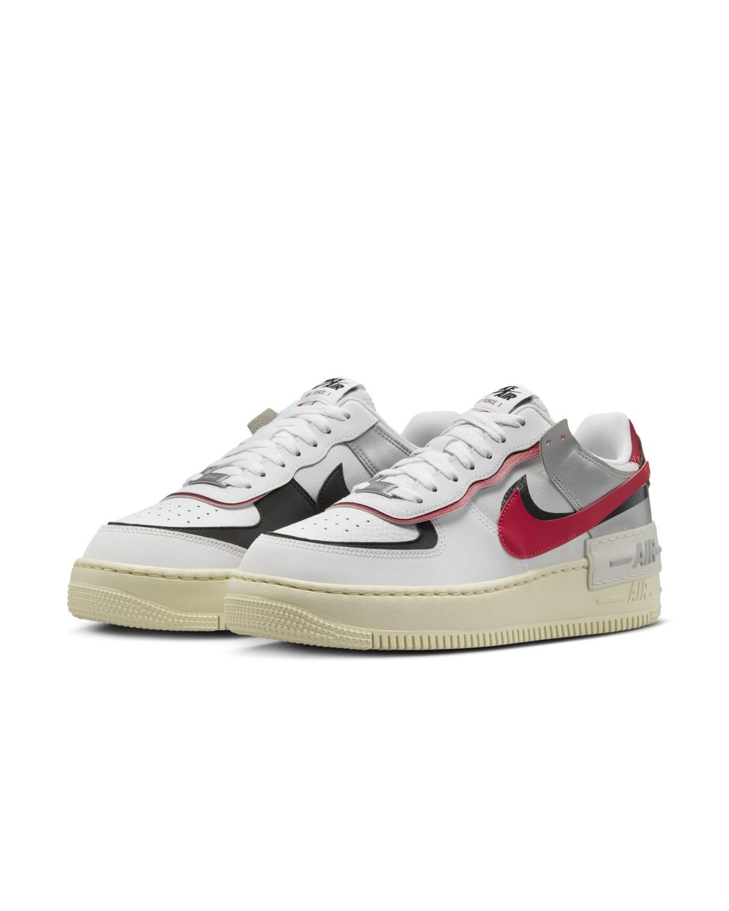 Nike White (Wmns) Air Force 1 Shadow