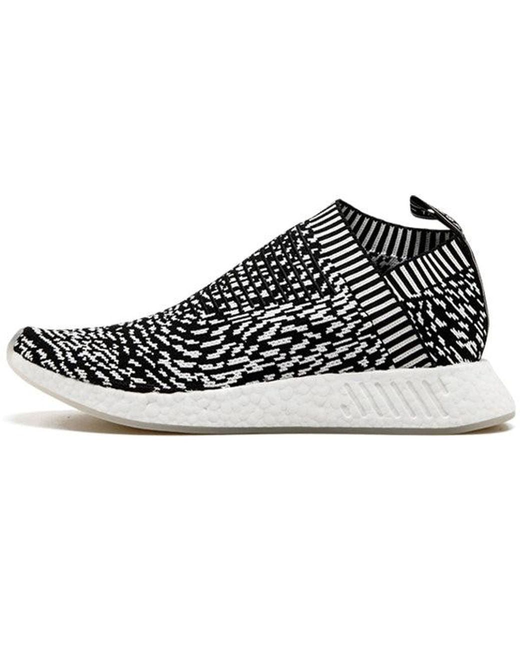 Adidas Black Nmd_Cs2 Primeknit 'Zebra' for men