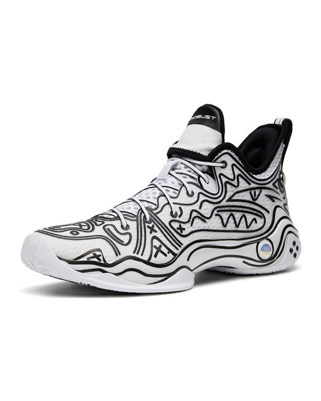 Anta Black Shock Wave 4 Pro 'Dimension' for men