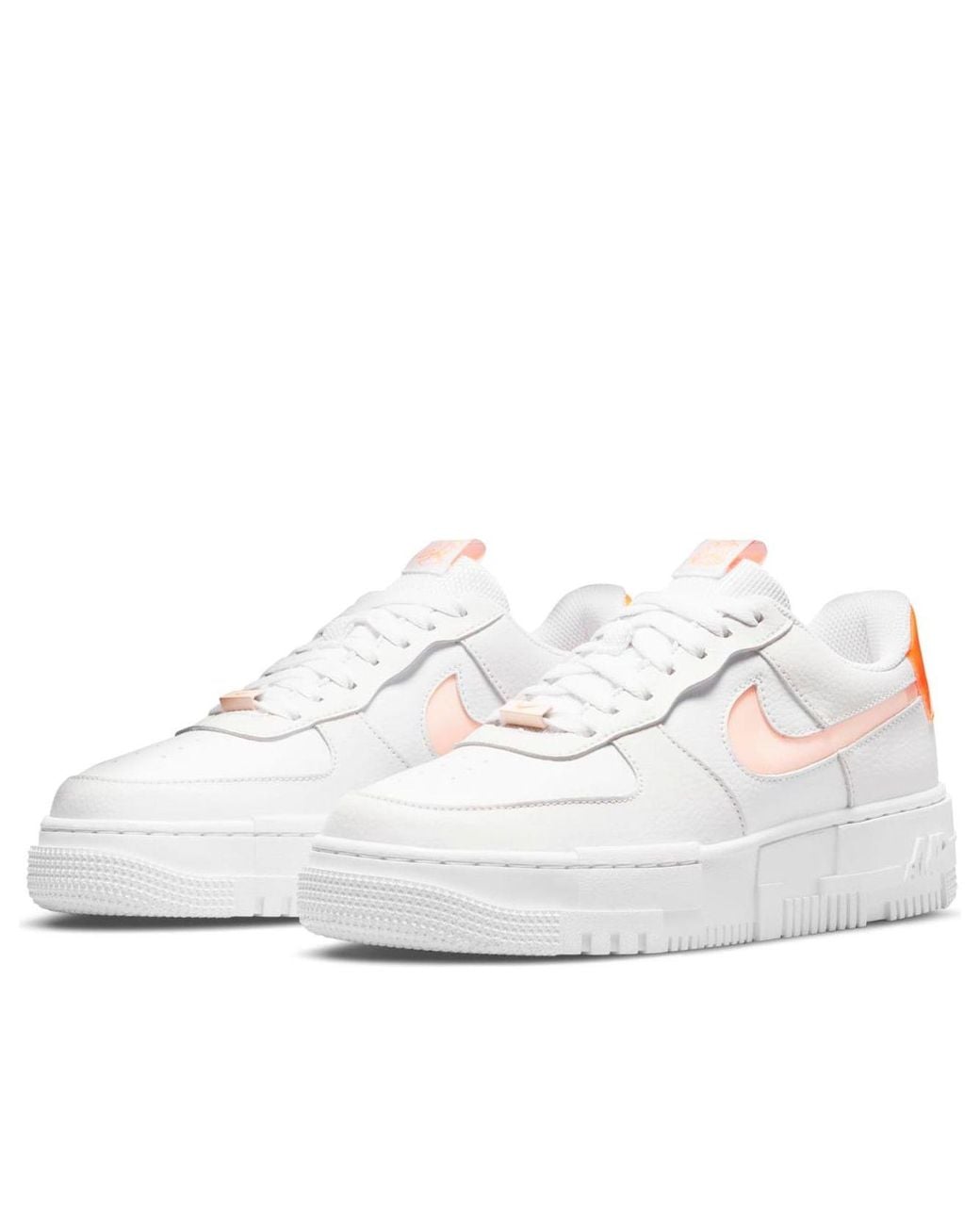 Nike White (Wmns) Air Force 1 Pixel Crimson Tint'