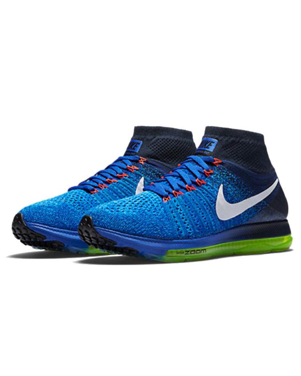 Nike Blue Zoom All Out Flyknit 'Racer' for men