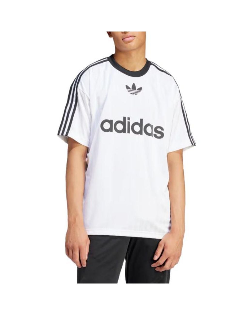 Adidas White Adicolor Tee Asia Sizing for men
