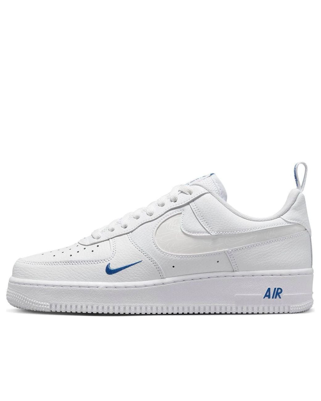 air force 1 removable swoosh white