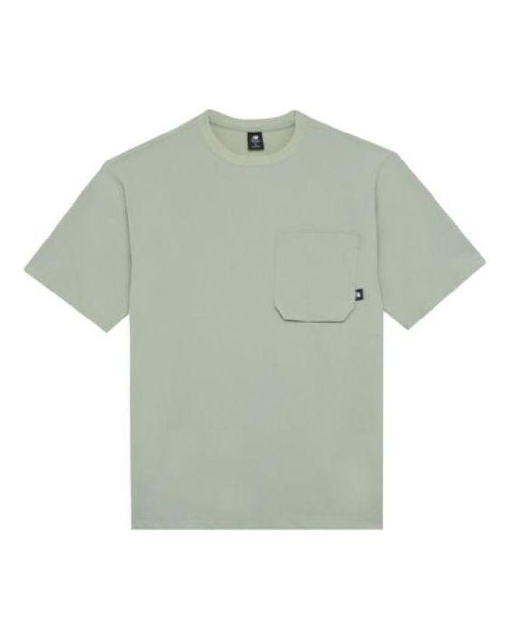 New Balance Green Logo Crew Neck Tee 'Lime' for men