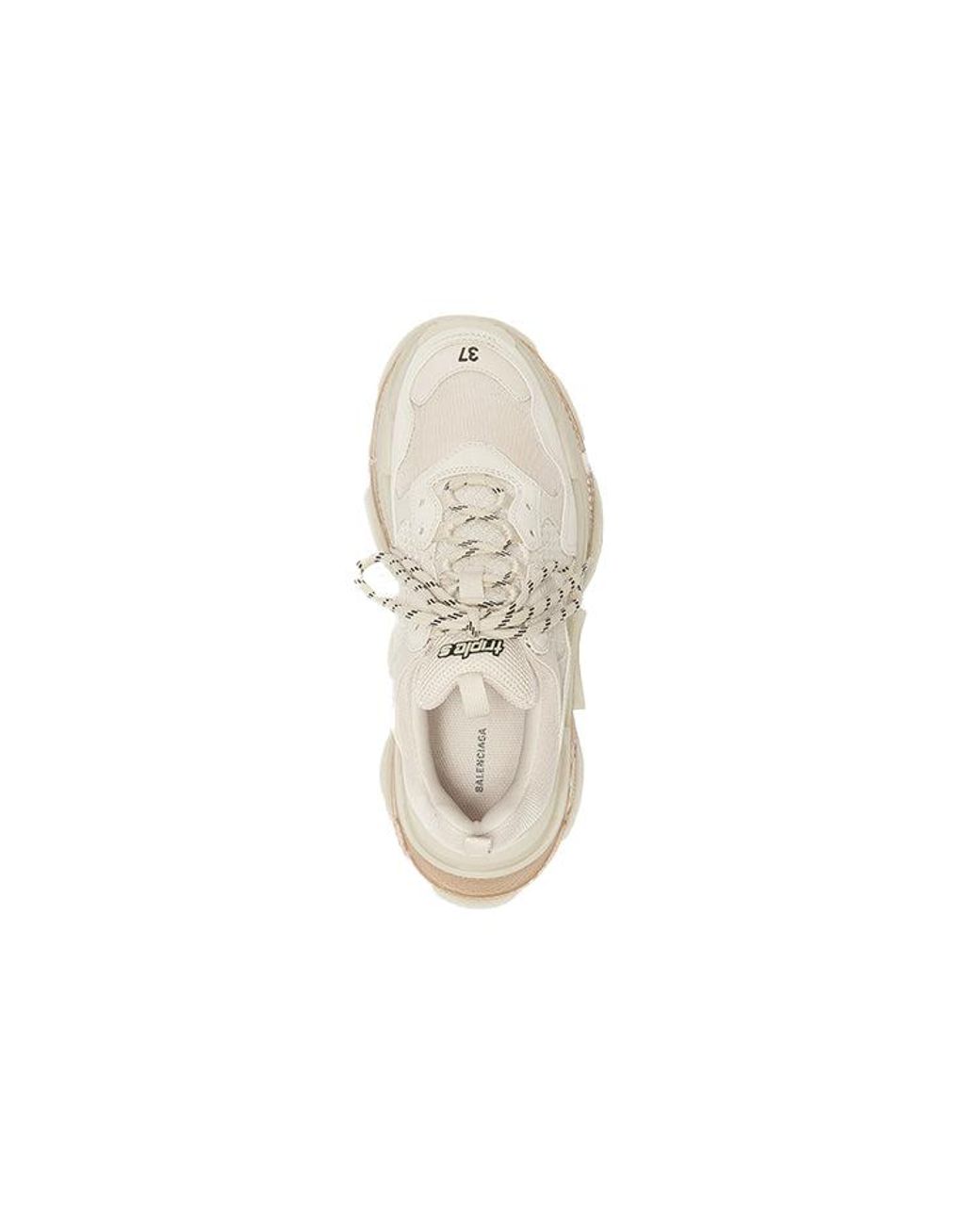 Balenciaga White (Wmns) Triple S Sneaker 'Clear Sole