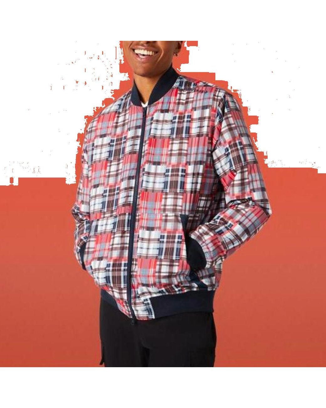 Converse Red Printed Utility Bomber for men