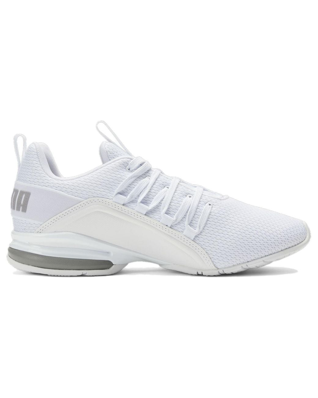 PUMA White Axelion Refresh Sneakers for men