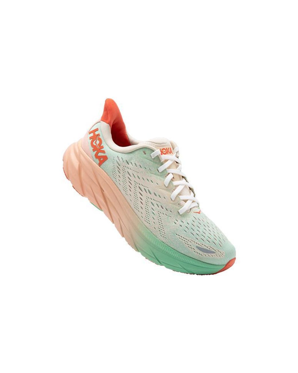 Hoka One One White (Wmns) Clifton 8 Mint'
