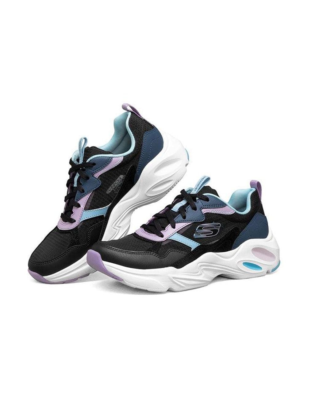 Skechers Blue (Wmns) Stamina Airy Low-Top Running Shoes