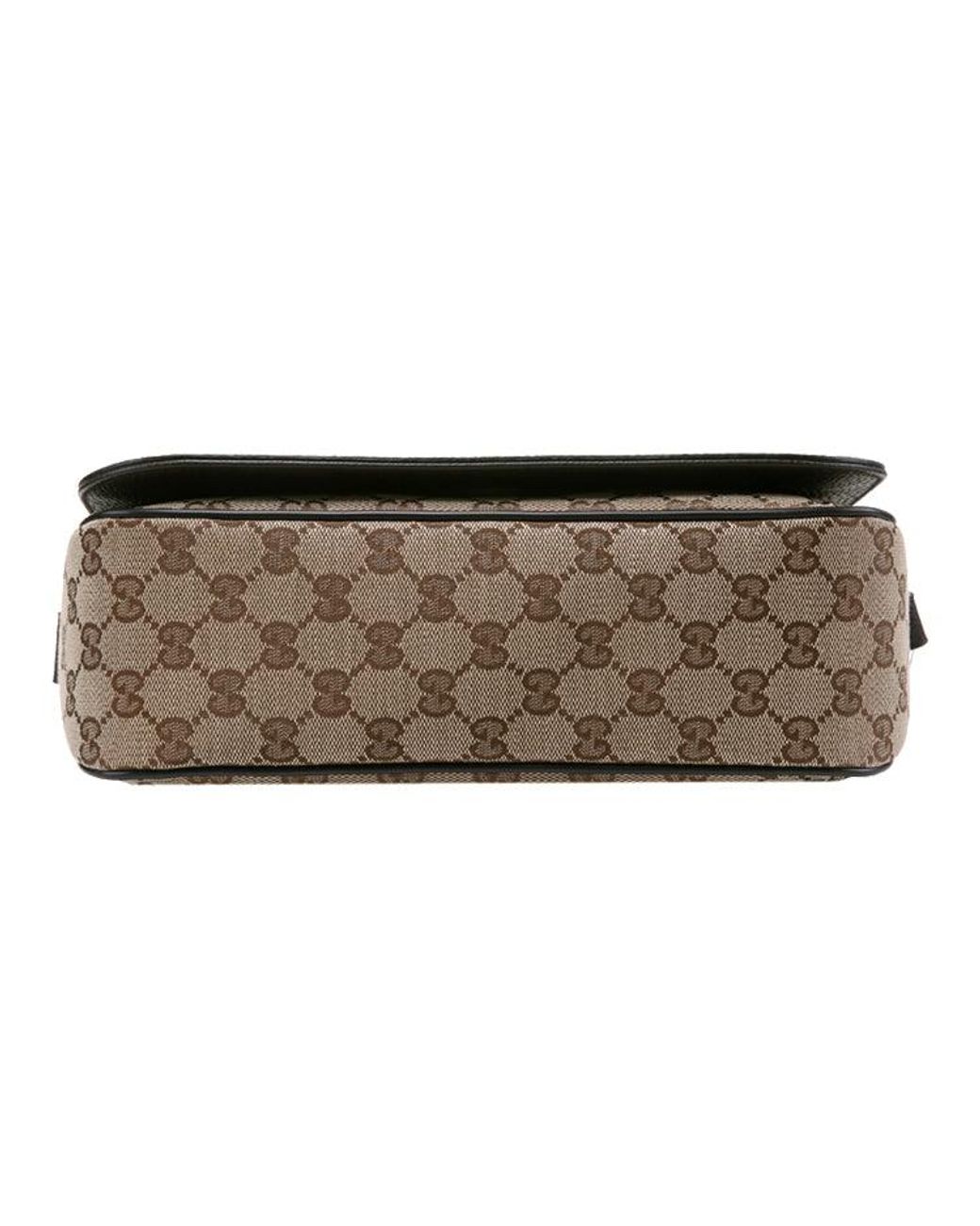 Gucci Brown Canvas Prints Single Shoulder Bag