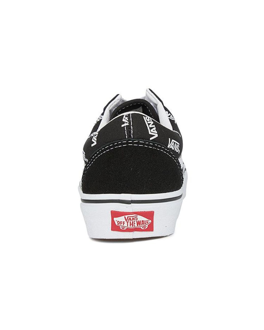 Vans Black Old Skool 'All Over Logo' for men