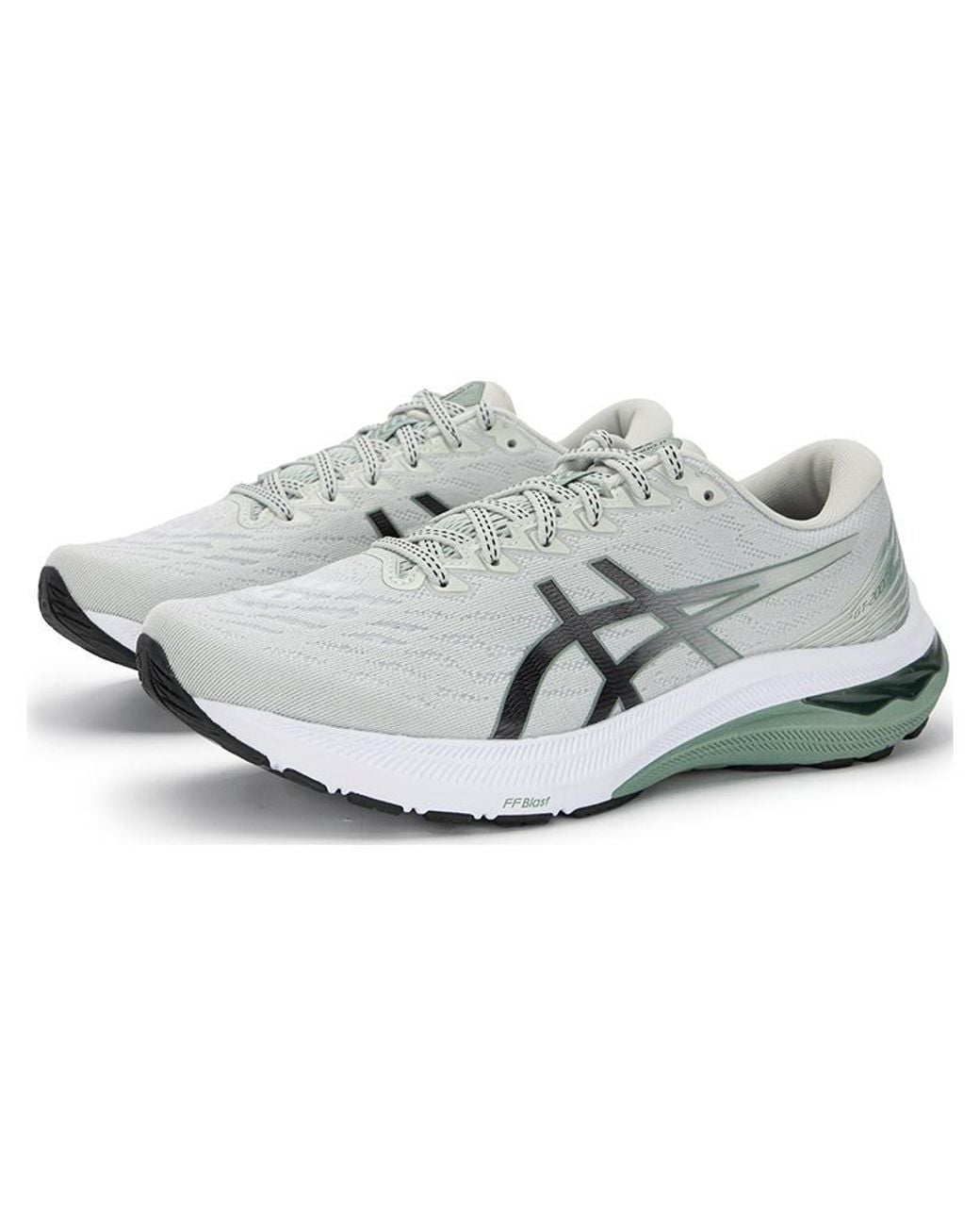 Asics White Gt-2000 11 2E Wide 'Light Sage' for men