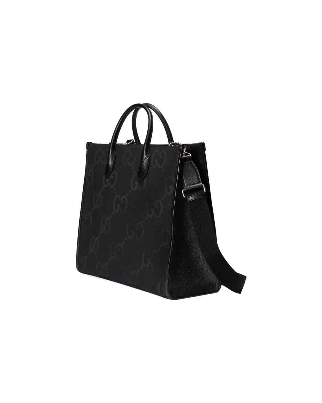 Gucci Black Jumbo Gg Canvas Tote Bag for men