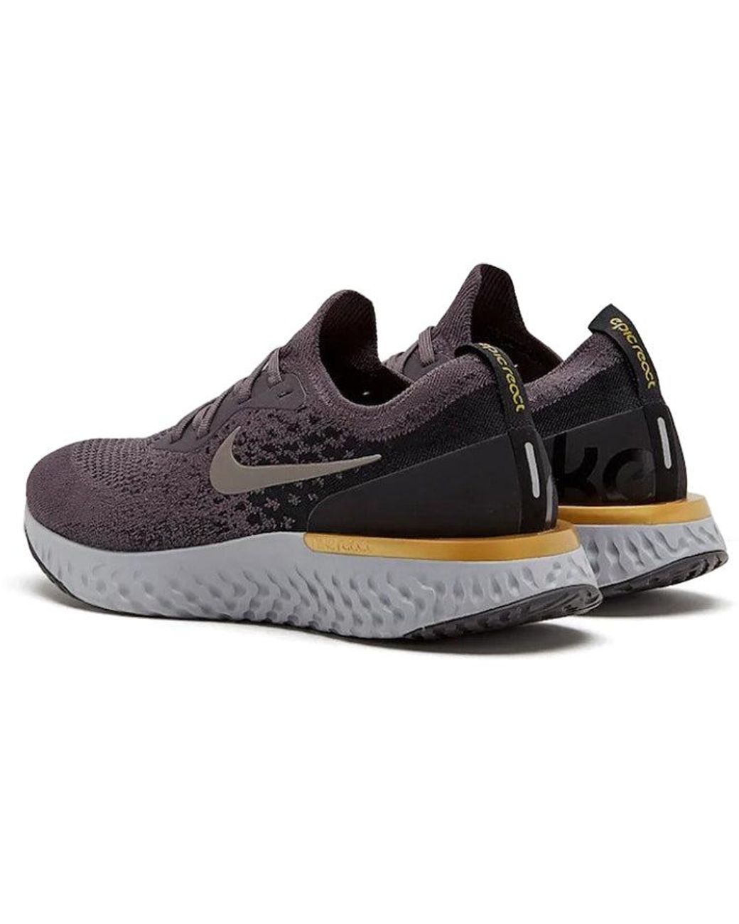 Nike Brown Epic React Flyknit 'Thunder' for men