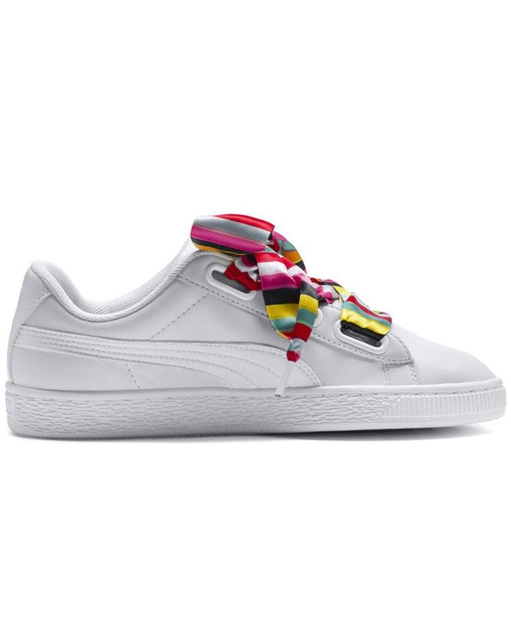 PUMA White (Wmns) Basket Heart 'Generation Hustle'