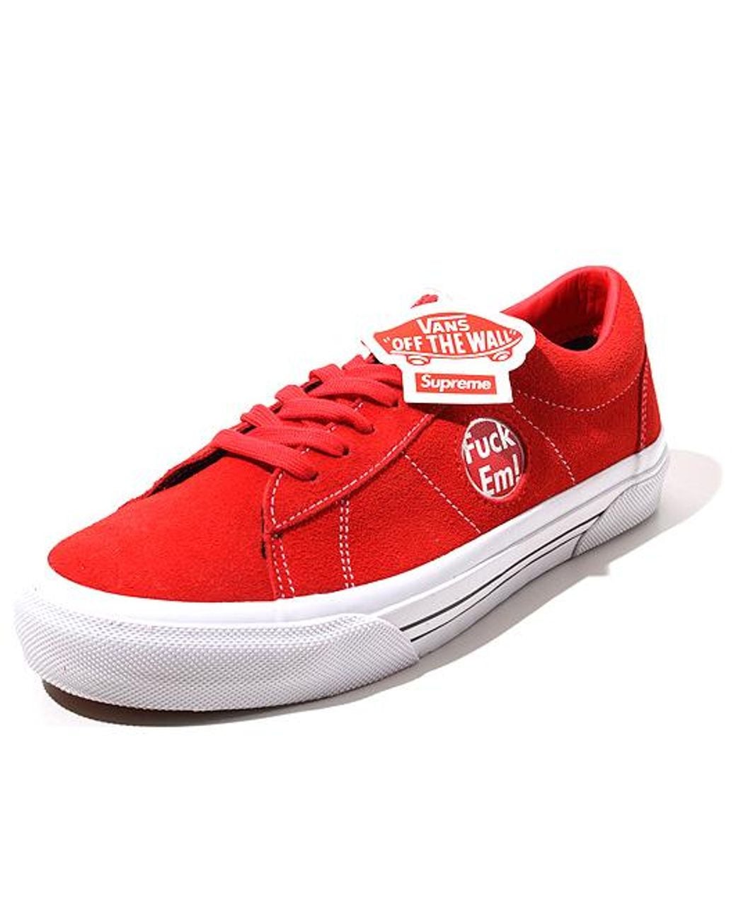 Vans Red X Supreme Skate Sid 'F*Ck 'Em Pack' for men