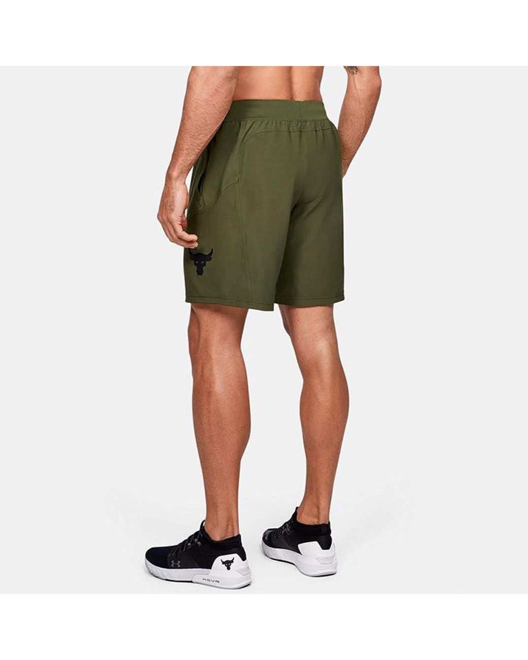 Under Armour Green Project Rock Unstoppable Shorts for men