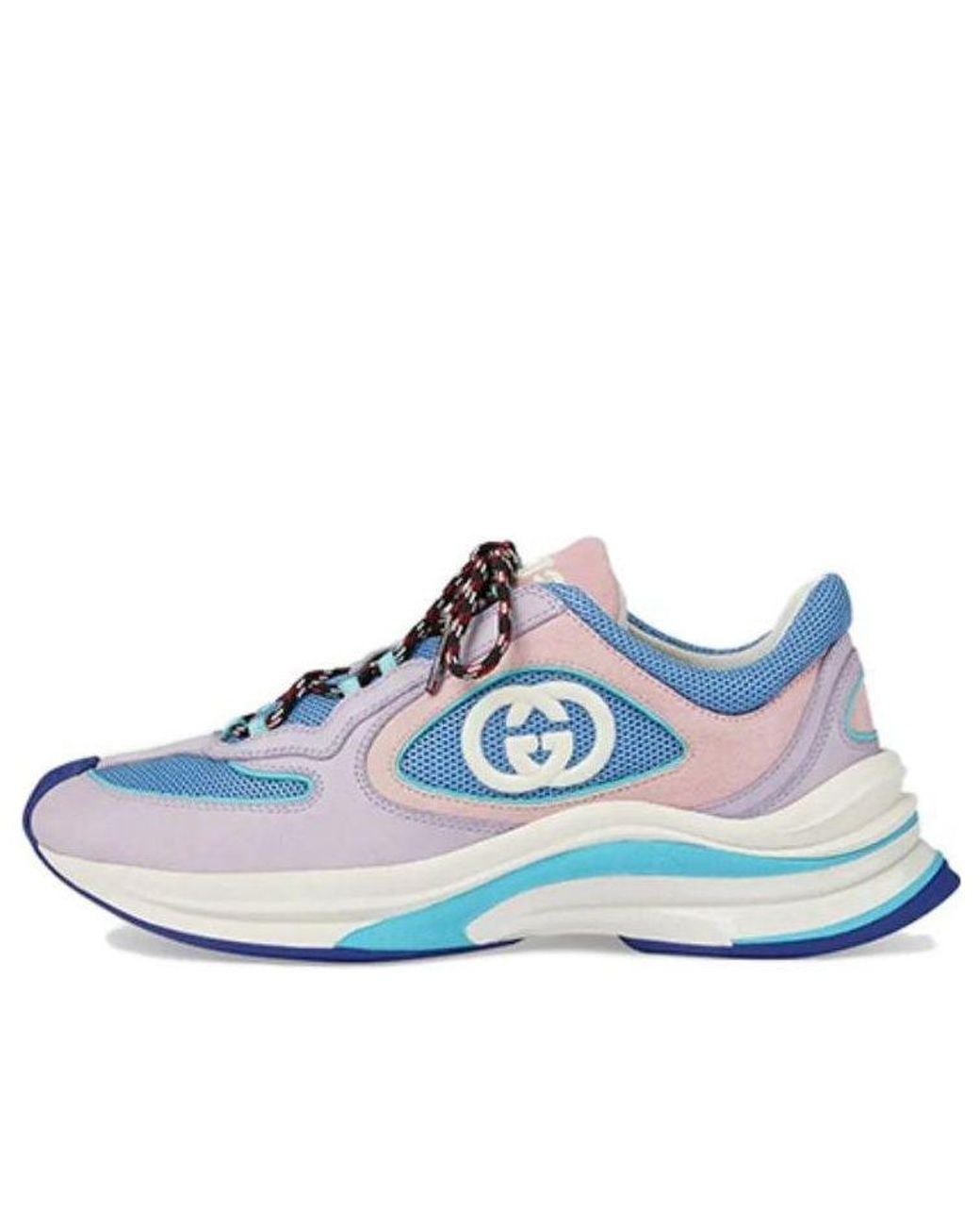 Gucci Blue (Wmns) Run Suede Sneakers
