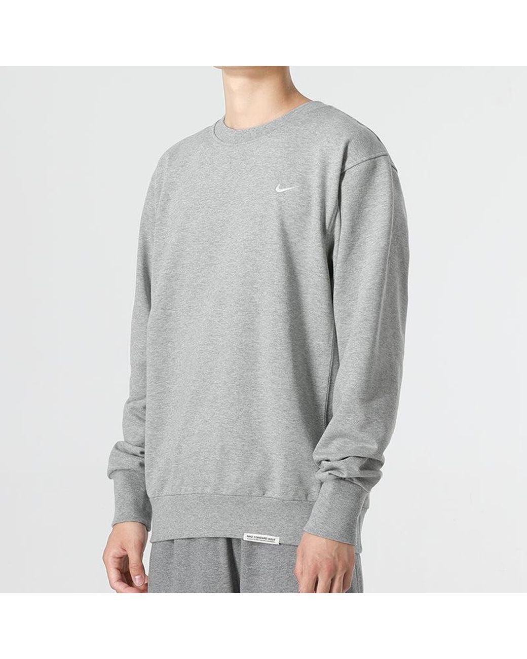 Nike Gray M Nk Df Std Issue Crew 'Light for men