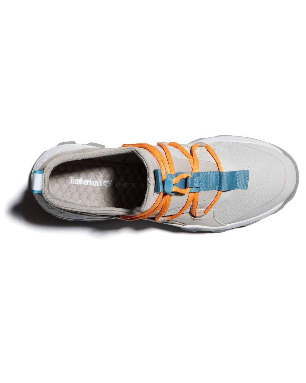 Timberland White Brooklyn Leather And Fabric Oxford Trainers 'Light Mesh' for men