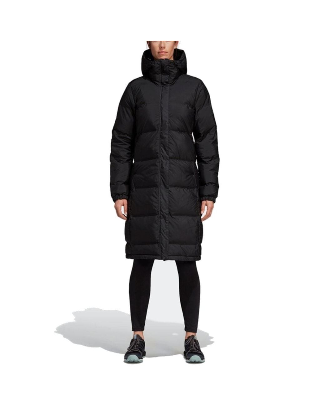 Adidas Black (Wmns) Helionic Long Down Jacket Asia Sizing