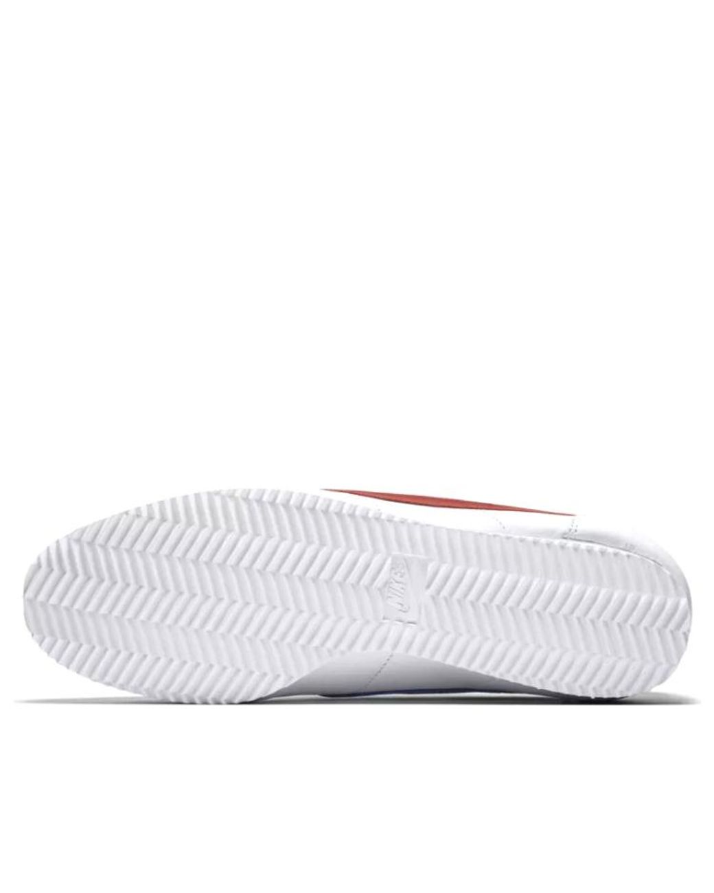 Nike White Classic Cortez Leather Qs 'Nai-Ke' for men