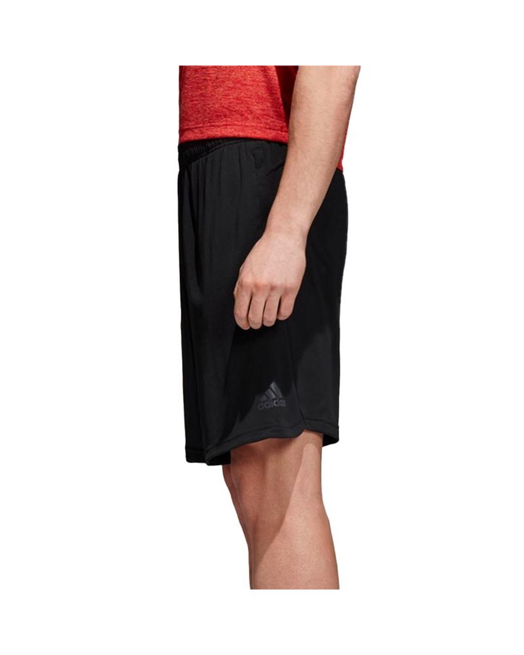 Adidas Black 4Krft Sho Chill Knit Training Shorts for men