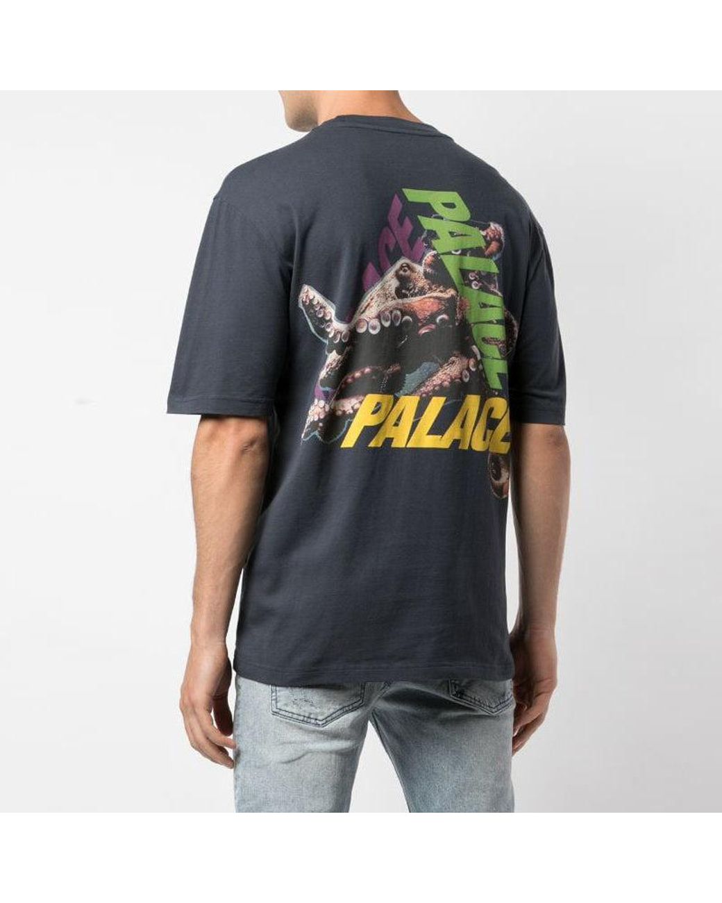 Palace Blue Octopus T-Shirt for men