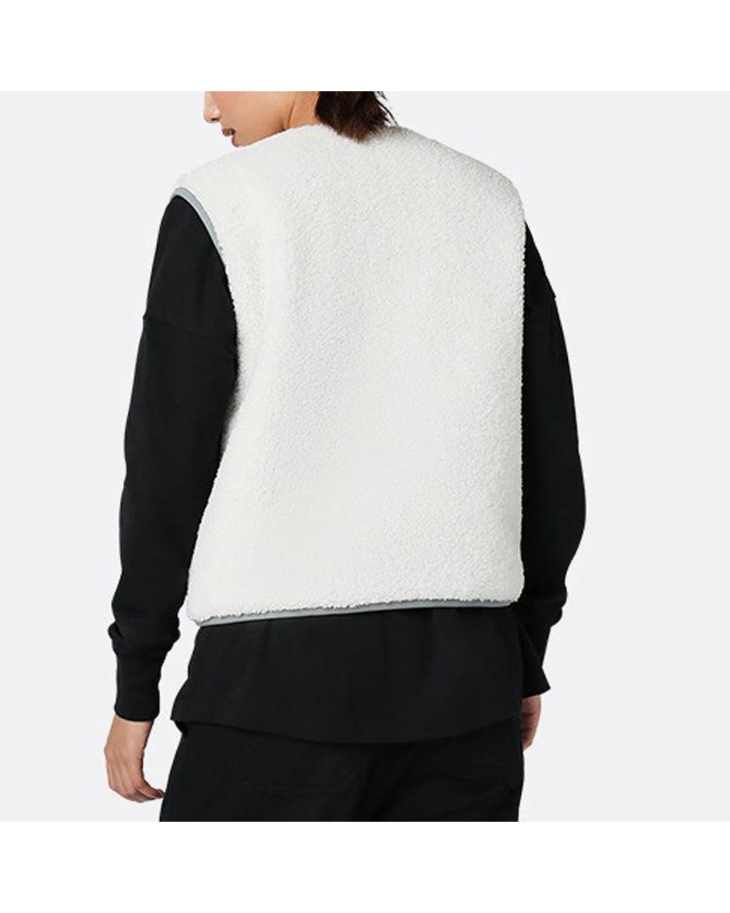 Converse Blue (Wmns) Sherpa Reversible Vest