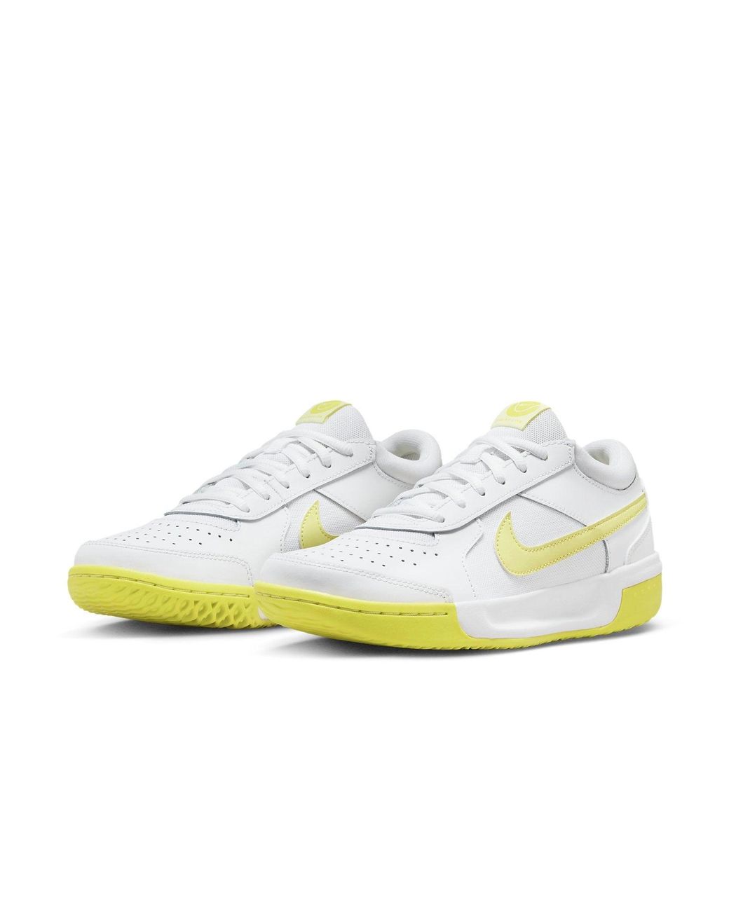 Nike White (Wmns) Court Zoom Lite 3 High Voltage'