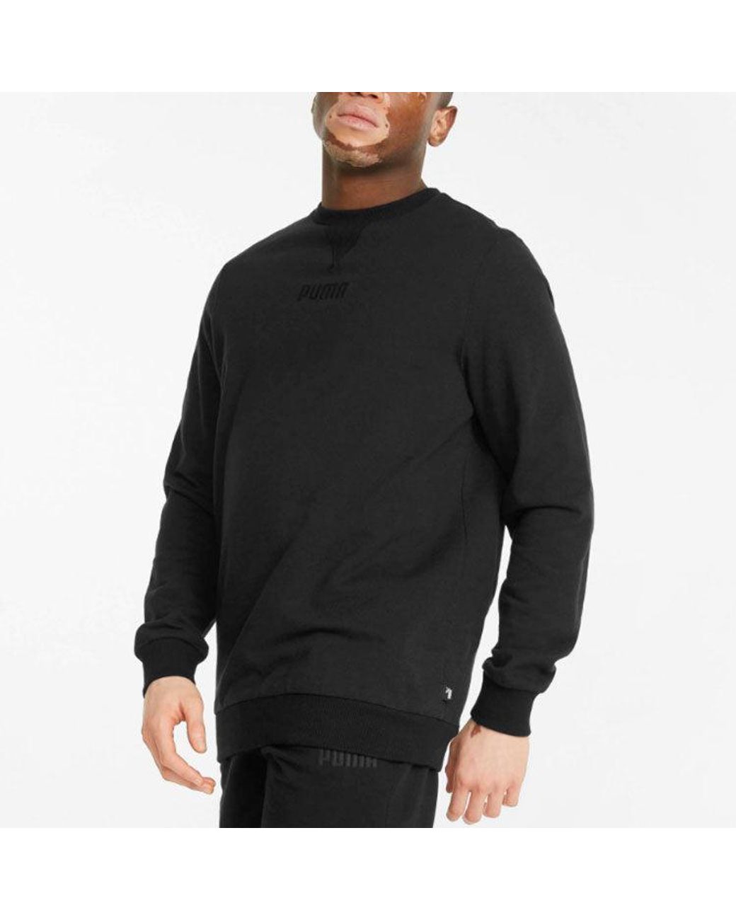PUMA Black Long Sleeve Active Wear Sweater for men
