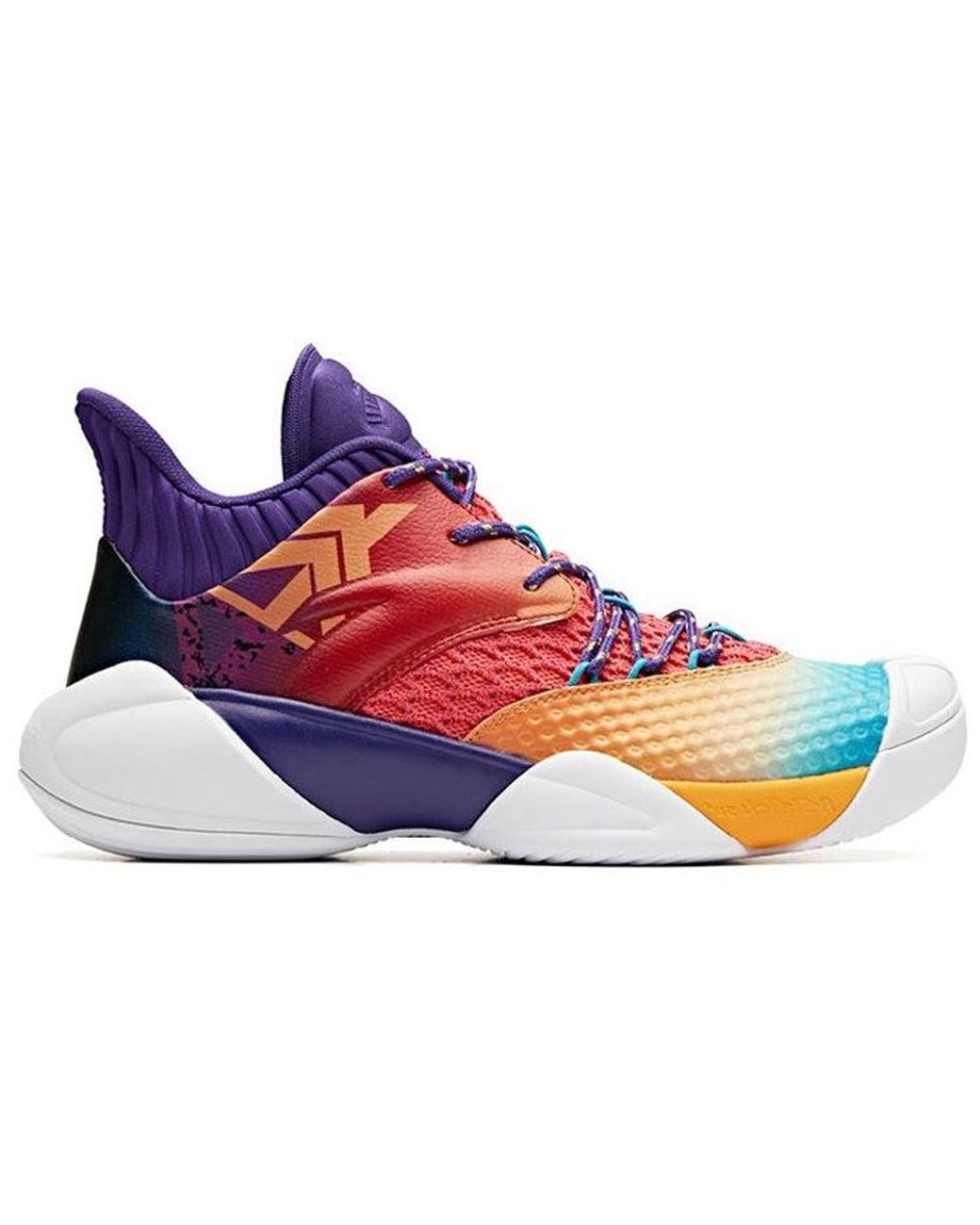 Anta Blue Mid Top Basketball Shoes for men