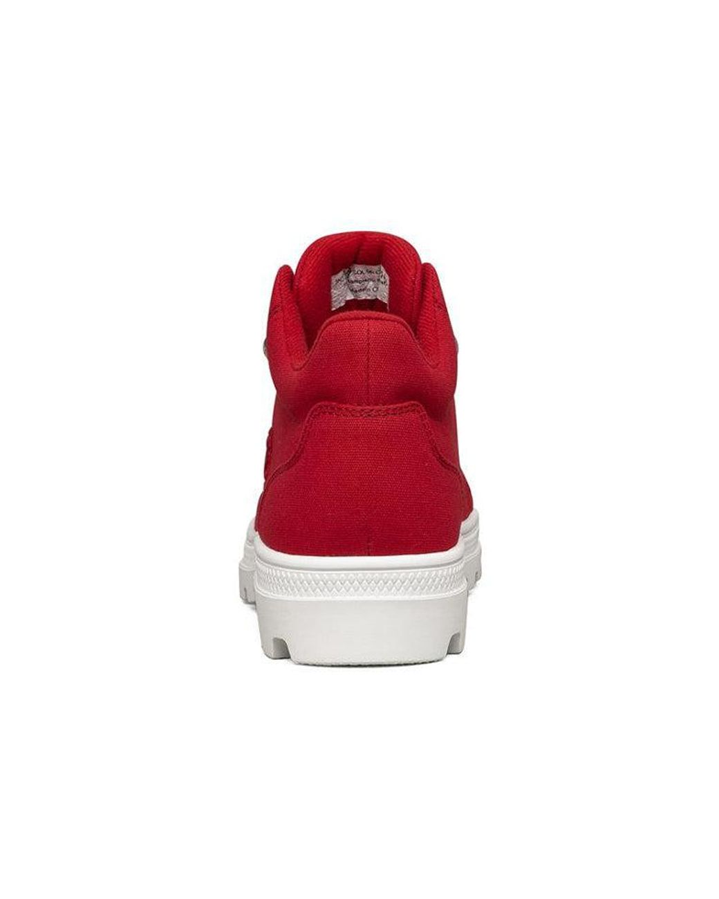 Skechers Red (Wmns) Jeremy Ville X Roadies High-Top Canvas Shoes