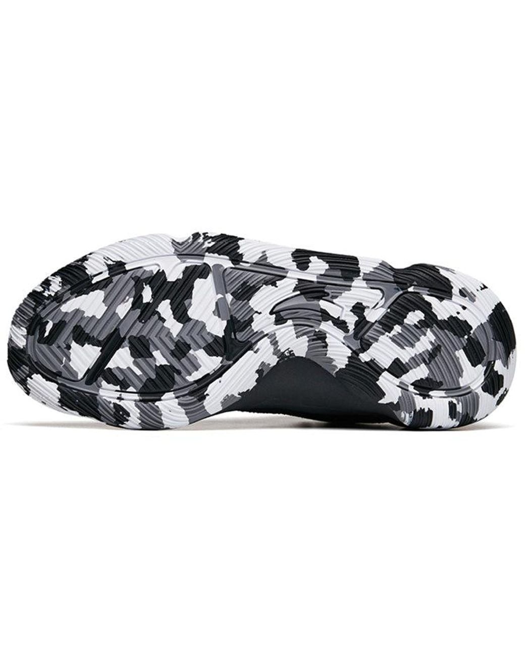 Anta Black Basketball Series Sneakers Camo' for men