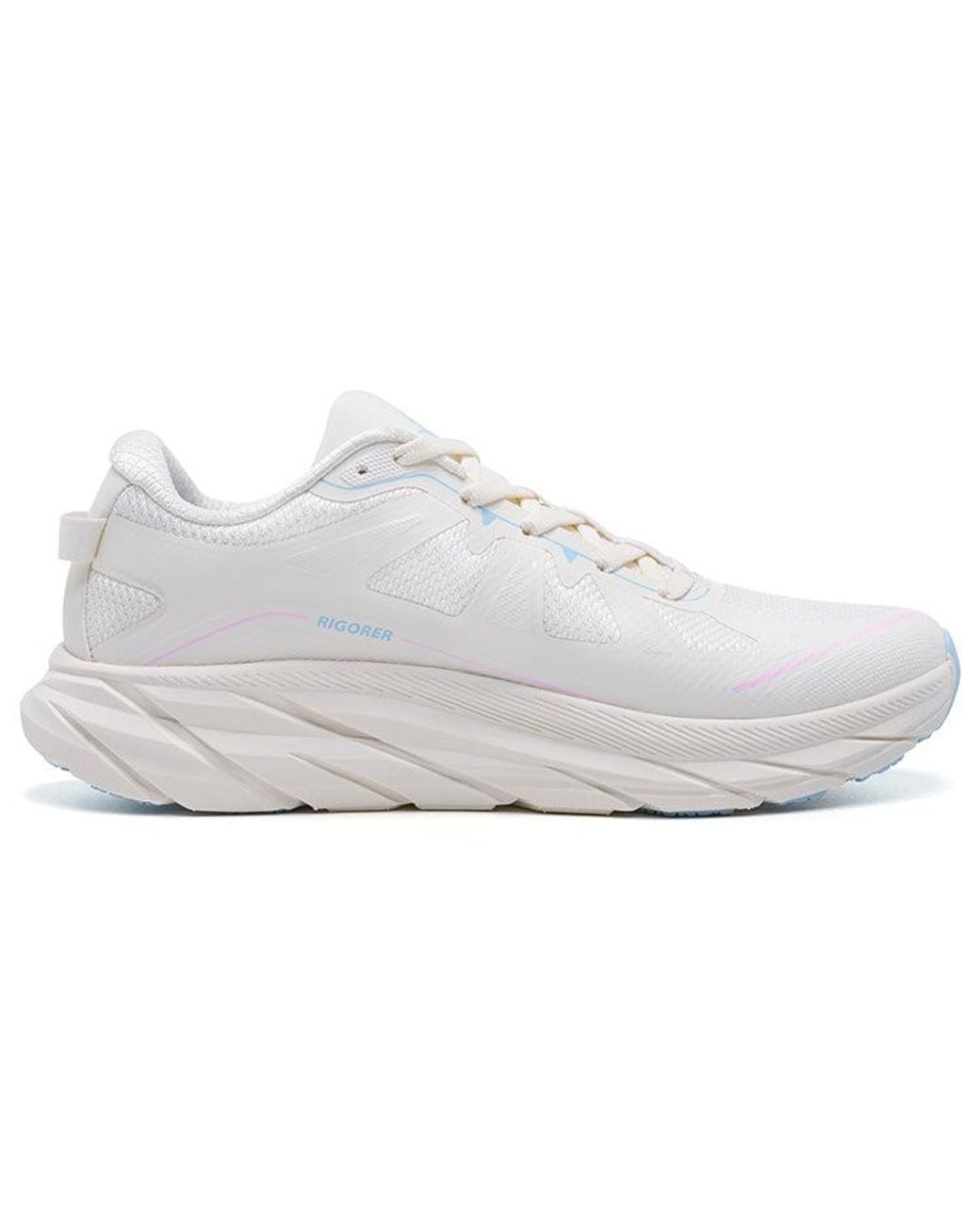 Rigorer White Running Shoes for men