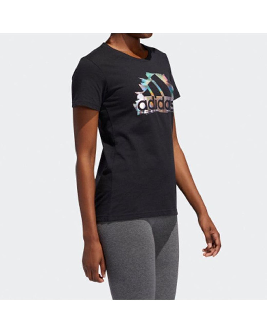 Adidas Black (Wmns) I See You Badge Of Sport Tee