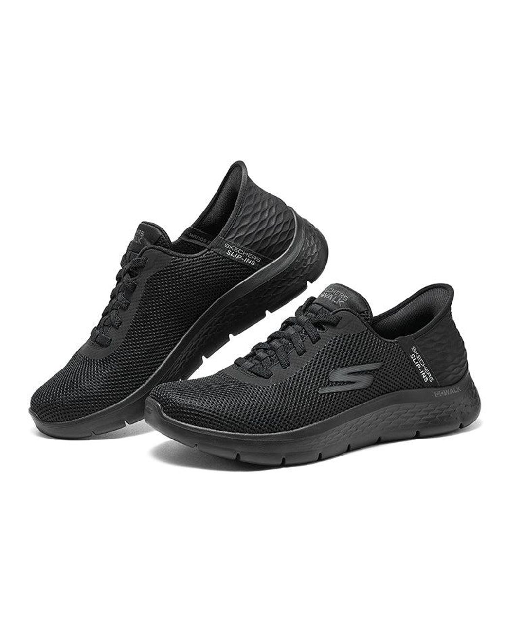 Skechers Black Go Walk Flex-Hands Up Slip-Ins for men