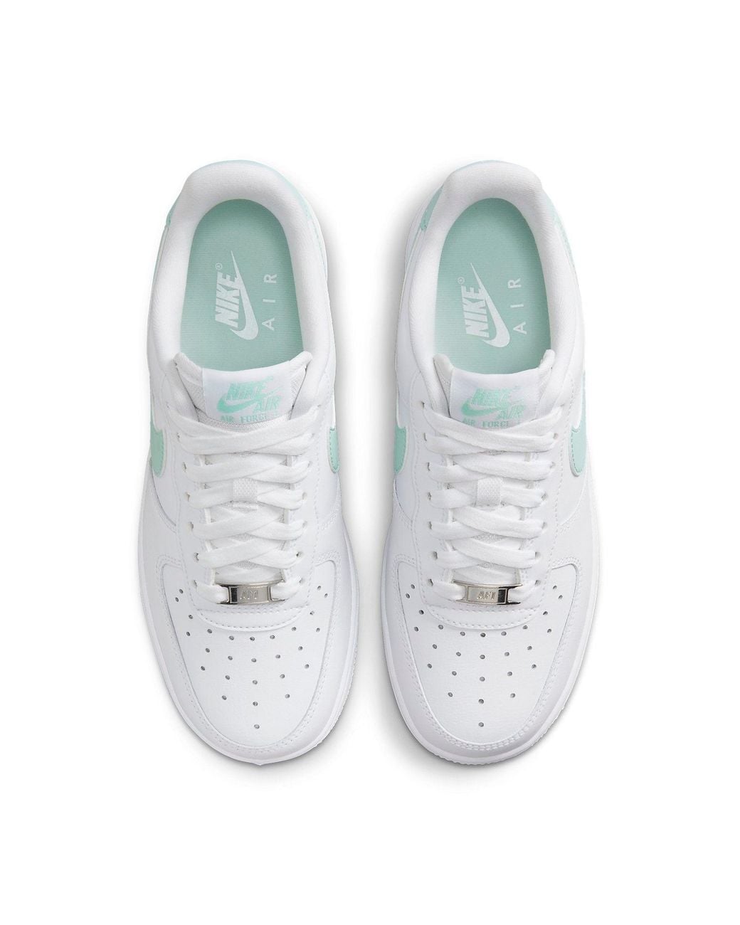 Nike White (Wmns) Air Force 1 '07 Low Jade Ice'