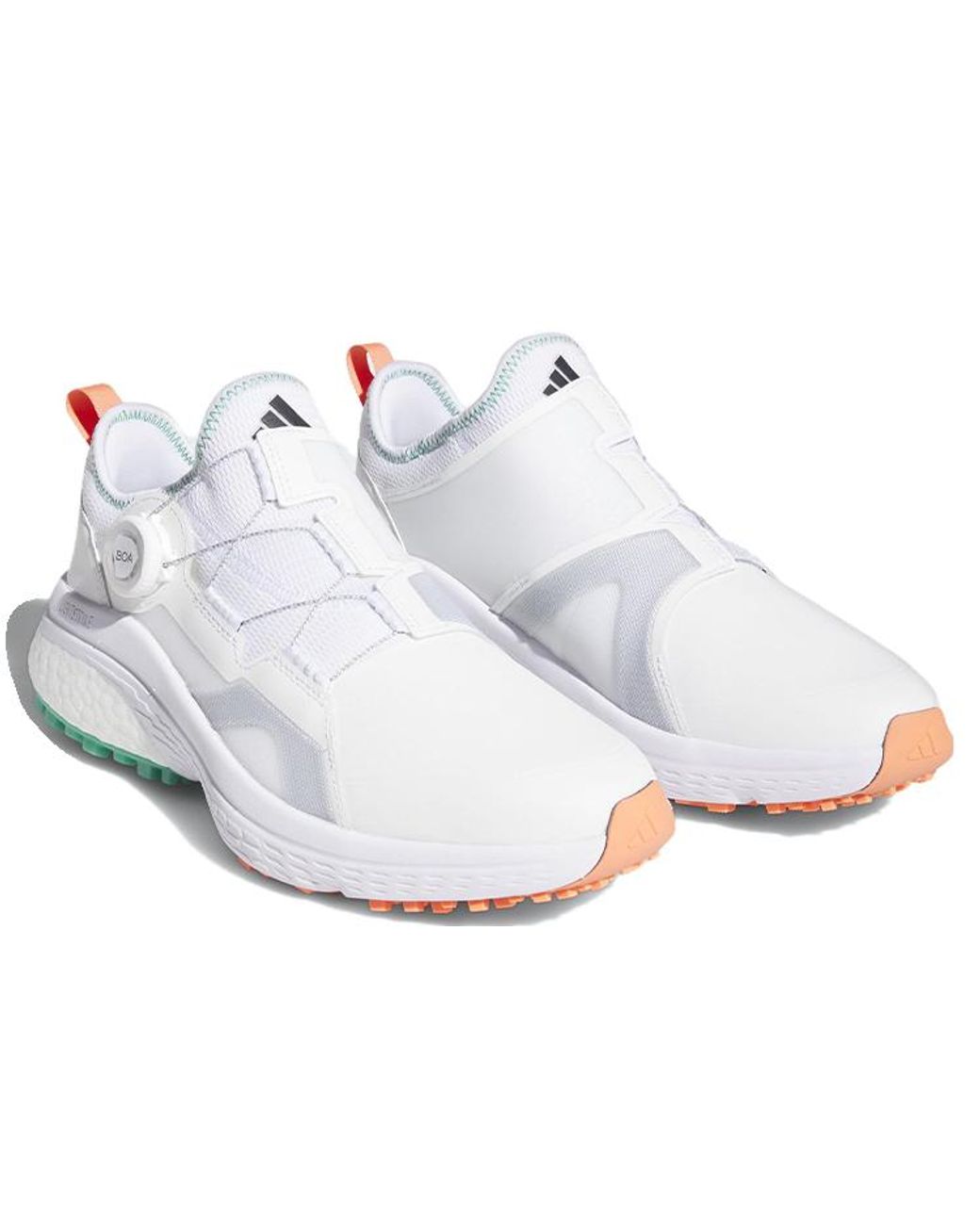 Adidas White Solarmotion Boa Golf Shoes 'Cloud Court' for men