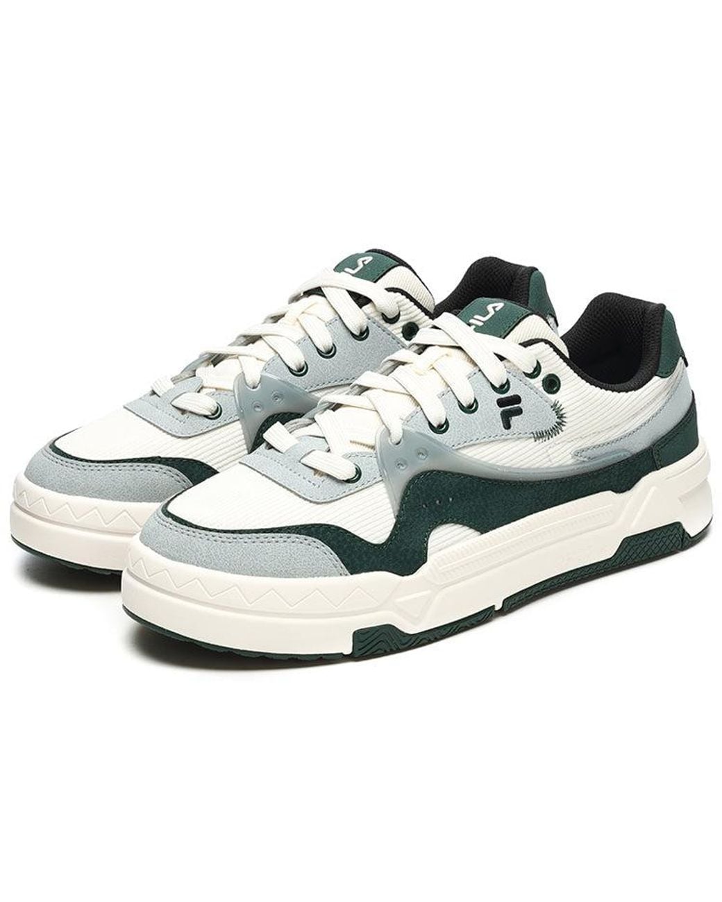 Fila White Bank Skate Shoes for men