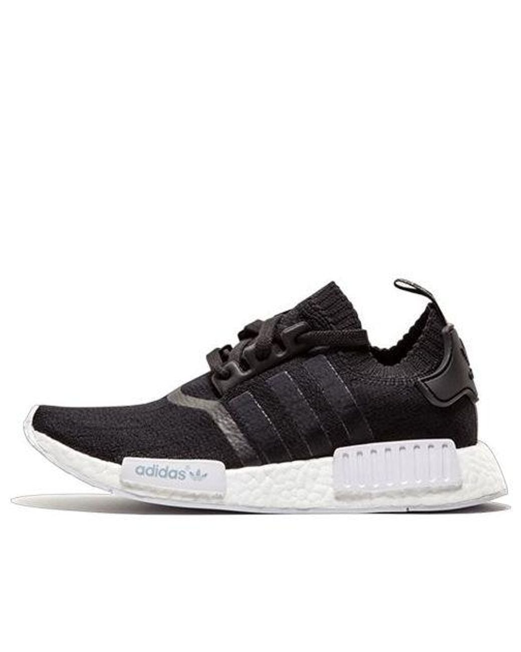 Adidas Black Nmd_R1 Primeknit 'Monochrome' for men